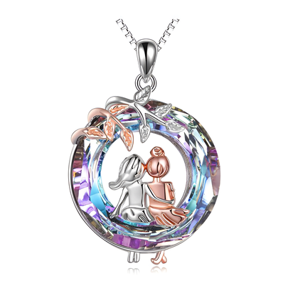 El Colgante de Amor Incondicional -  2 Colgantes + Caja Regalo Bisutería + Tarjeta dedicatoria