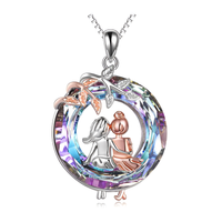 El Colgante de Amor Incondicional -  2 Colgantes + Caja Regalo Bisutería + Tarjeta dedicatoria