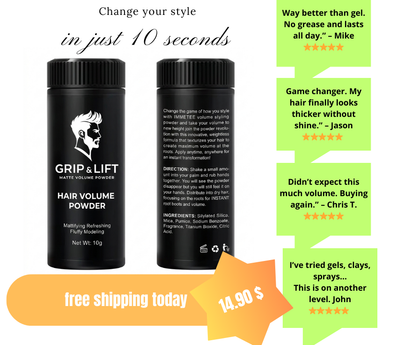GRIP & LIFT™ Instant Volume. Zero Grease. Matte Finish.