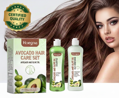 Dry, lifeless hair? Real nourishment with avocado and olive oil from the first wash.