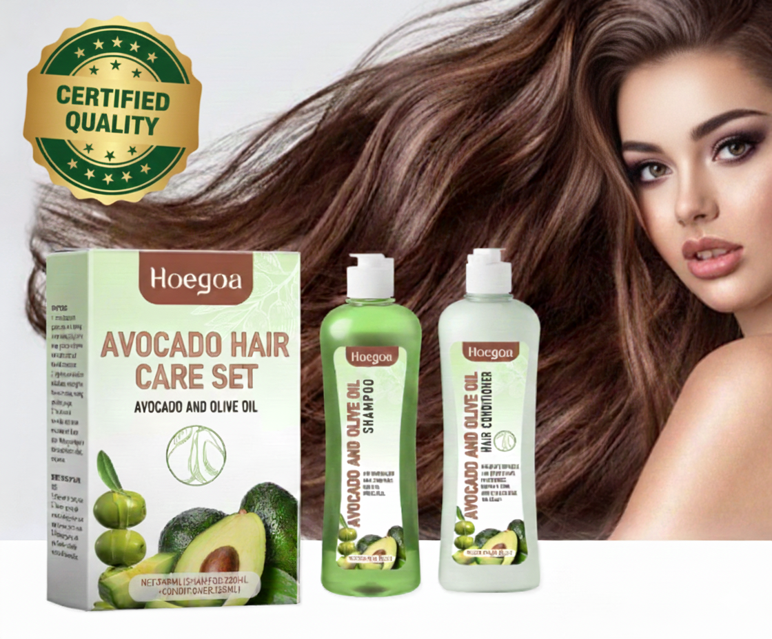 Dry, lifeless hair? Real nourishment with avocado and olive oil from the first wash.