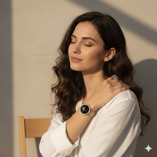 Smartwatch OXYN 1.3 está diseñado para mujeres.