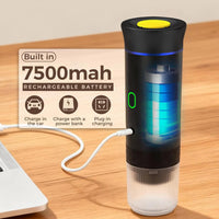 Cafetera Portátil 3 en 1 – Máquina de Café Espresso Compacta y Recargable para Café Molido +REGALO APLIQUES CAPSULAS